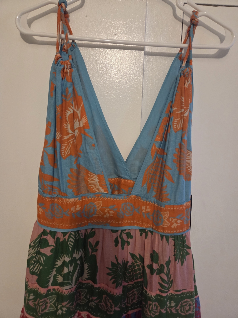 FARM Rio Multicolor Tropical Print Maxi Dress - Picture 6 of 6